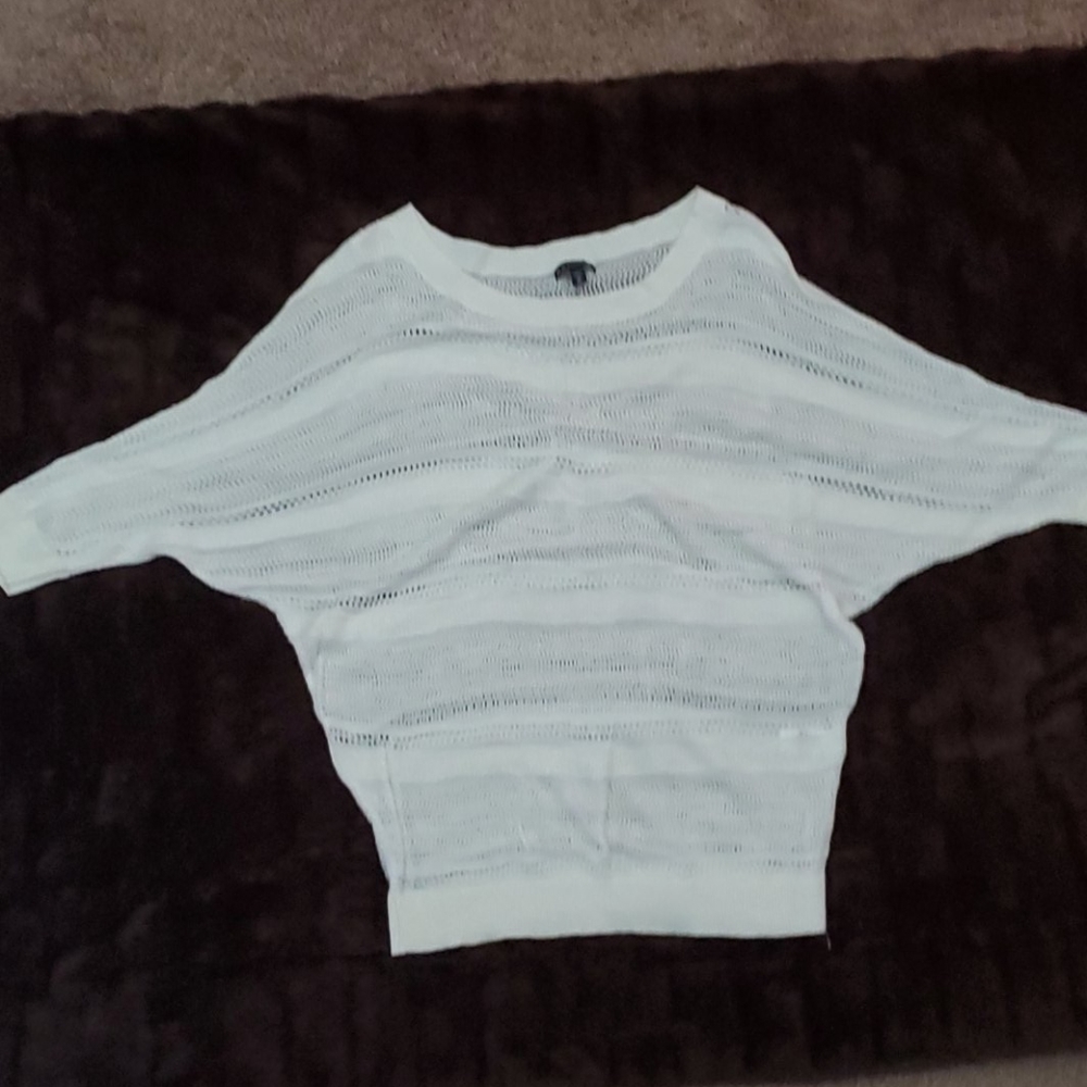 Express white dolman sleeve top